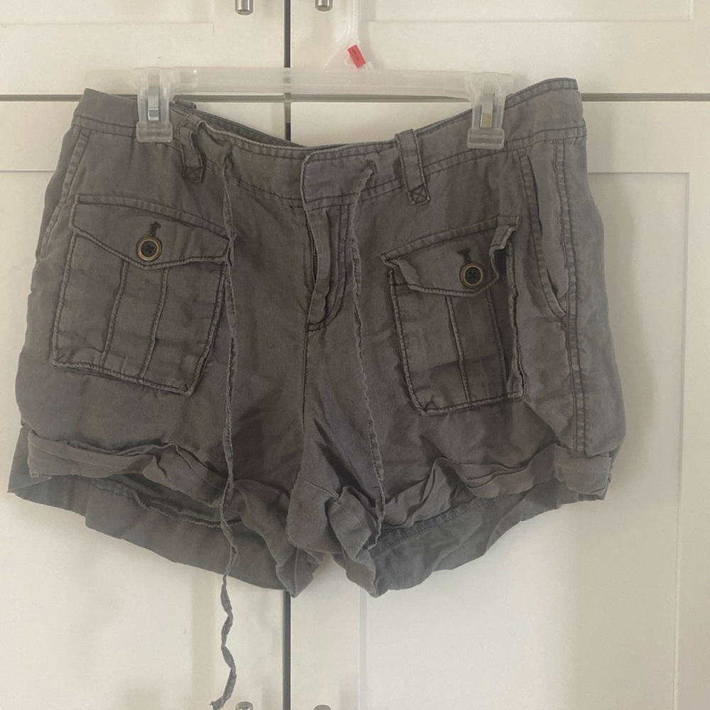 LOFT 100% Linen Shorts